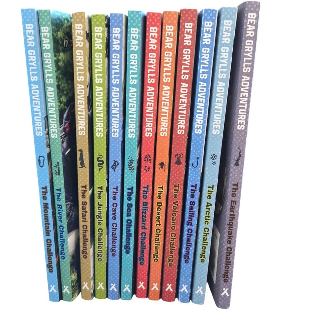 Bear Grylls Adventures set of 12 books Kane Miller USBorne books